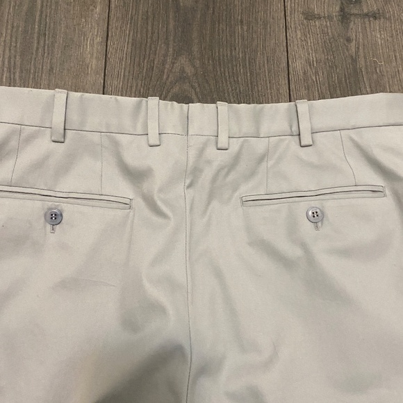 Brioni Grey Cotton Blend Pants Size 36 - Picture 8 of 12